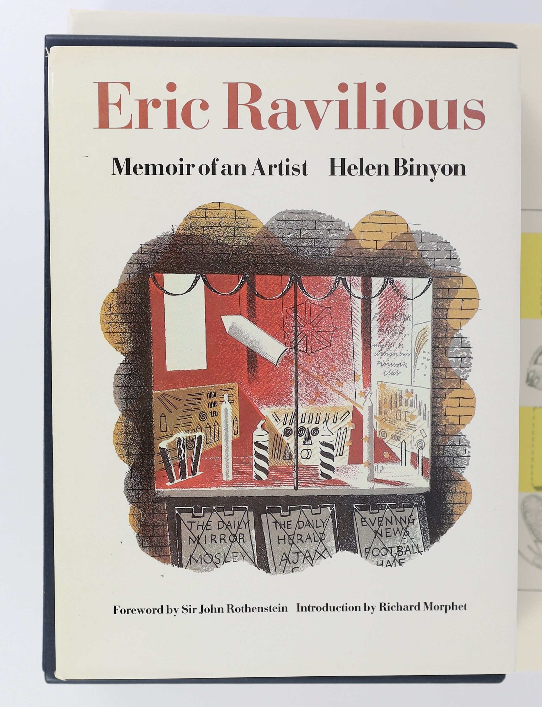 Ravilious, Eric - 6 works, about or Illustrated by:- Ravilious - The Complete Wedgwood Designs of Eric Ravilious, Dalrymple Press, 1986; Ullmann, Anne (editor) - Ravilious at War, The Fleece Press, Upper Denby, 2002; Pow